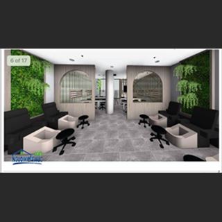 Shop Nail chuẩn bị set up trong Westfield Fountain Gate cần sang