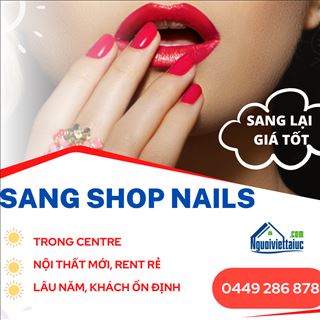 Cần sang shop nails nội thất mới, giá tốt, khách local nhiều.
