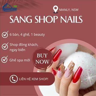 Sang shop nails nằm ngay biển, income rất cao vùng Manly